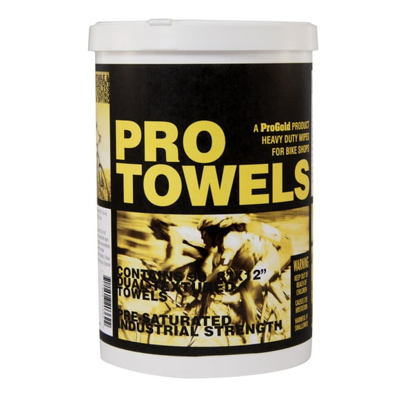 Pro Gold Products ProTowels Heavy Duty Wipes, 90/Tub