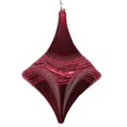 thumbnail image 1 of Vickerman MT194021D 8 in. Berry Red Candy Glitter Drop Ornament, 1 of 3
