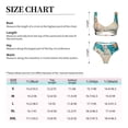 thumbnail image 2 of Kdxio Playful Floral Cat Print Women's 2 Piece High Waisted Wrap Spaghetti Strap Summer Swimsuit Bikini Set-Large, 2 of 5