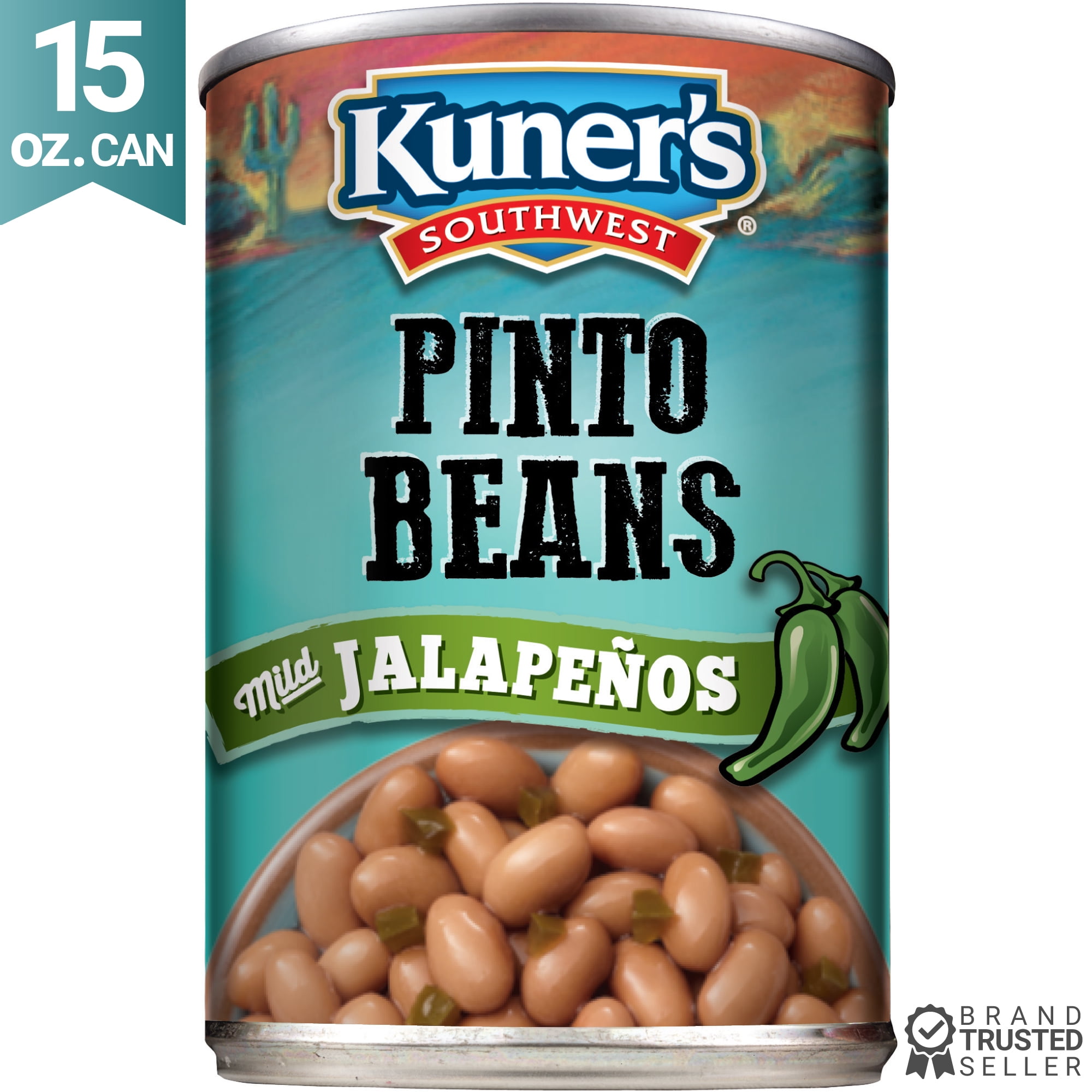 Kuner's Southwestern Jalapeno Beans Chili, 15 OZ (Pack of 12)