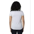 thumbnail image 2 of Threadfast Apparel 200RV Women's Ultimate CVC V-Neck T-Shirt-Silver-2XL, 2 of 3
