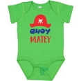 thumbnail image 3 of Inktastic Ahoy Matey, Pirate Hat, Skull and Bones, Pirates Boys or Girls Baby Bodysuit, 3 of 5