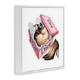 thumbnail image 3 of Stupell Industries Eclectic Pink Shoebox with Cat White Framed Giclee Art, 17 x 17, by Amanda Greenwood, 3 of 8