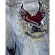 thumbnail image 4 of Pantalones cortos de mezclilla bordados para hombre, ropa de calle Retro, pantalones cortos de baloncesto, moda Y2K, nuevo, 4 of 5