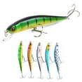 thumbnail image 2 of 10cm Artificial Fish Lure Fresh Water Saltwater Fishing Lure Squid Salwater 3D Minnow Fishing Lure Salt Swimbait Wobbler, 2 of 7