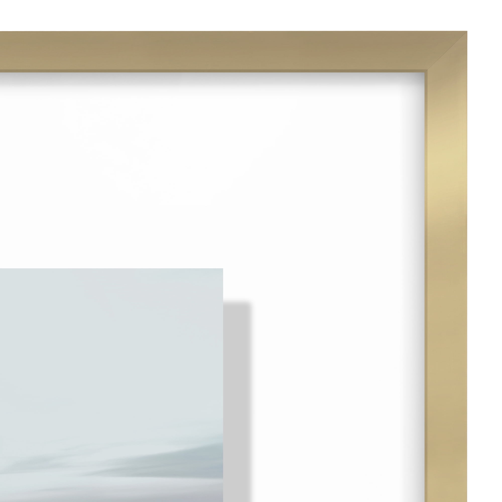 Americanflat 16x20 Picture Frame with Shatter-Resistant Glass Aluminum Floating Display Photo Signature - Gold