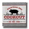 thumbnail image 1 of Epic Graffiti 'Backyard BBQ Cookout' by Mollie B, Canvas Wall Art, 12"x12", 1 of 2