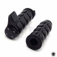 thumbnail image 4 of Motorcycle Black Hand Grips 7/8" Throttle Boss For Yamaha FZR YZF 600 600R R1 R6, 4 of 7