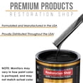 thumbnail image 3 of Phantom Black Pearl Quart URETHANE BASECOAT CLEARCOAT Car Auto Body Paint Kit, 3 of 4