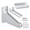 White, variant on CEORPER Closing Automatic Door Closer Bracket Adjustable Speed Positioning Door Stop