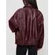 thumbnail image 2 of Abrigo PRETTYGARDEN Chaqueta de Cuero Sintético para Mujer Vino Tinto M, 2 of 8