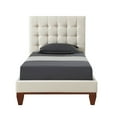 thumbnail image 3 of Bergren Beige Linen Bed - Button Tufted Full, 3 of 9