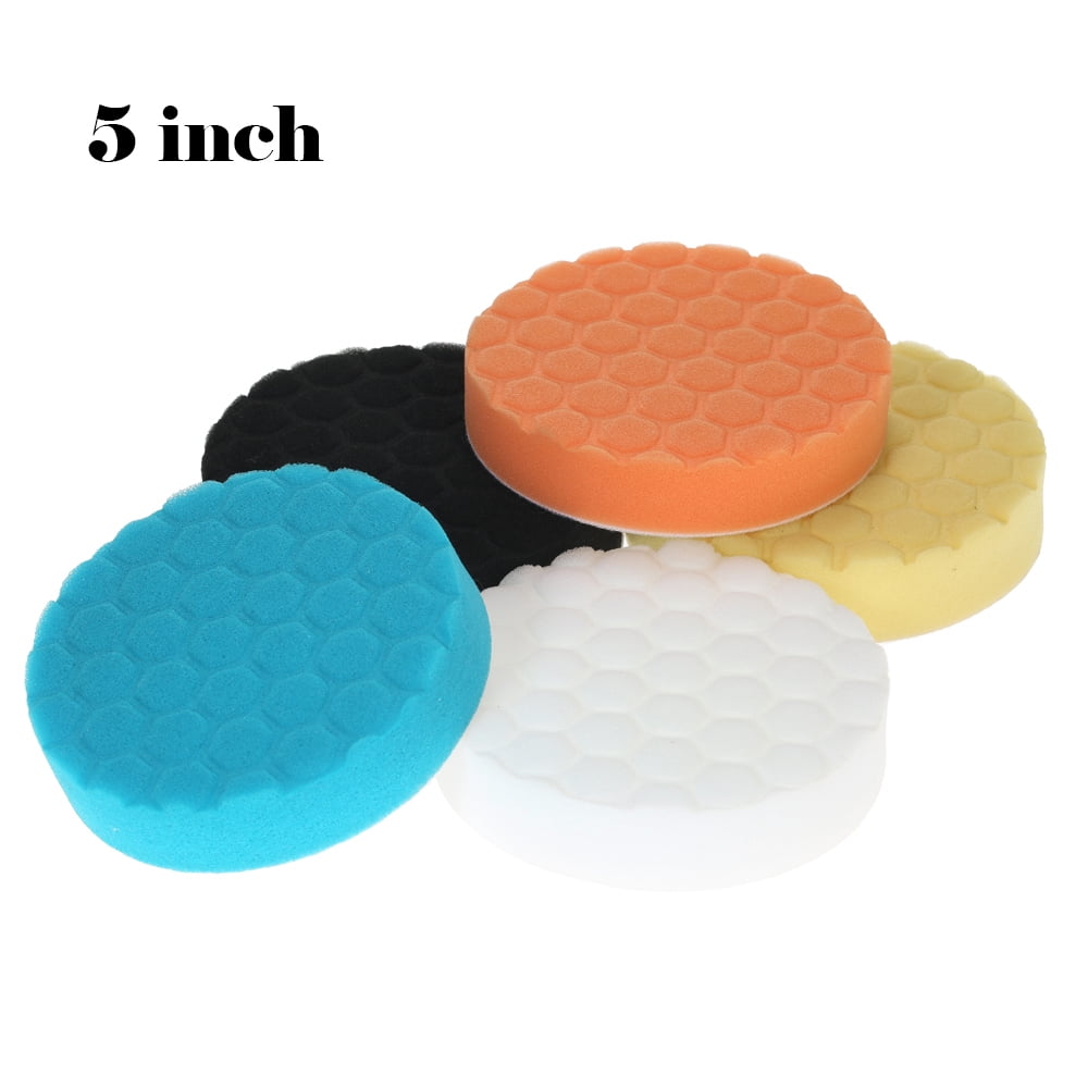 Details about   7 Inch 180mm Foam Buffing Pads Sponge Polishing Pads Kit Polisher for Car Waxing 