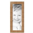 thumbnail image 2 of ArtToFrames 7" x 19" Gold with Green Tones Picture Frame, 7x19 inch Gold Wood Poster Frame (WOM-5079), 4 Pack, 2 of 5