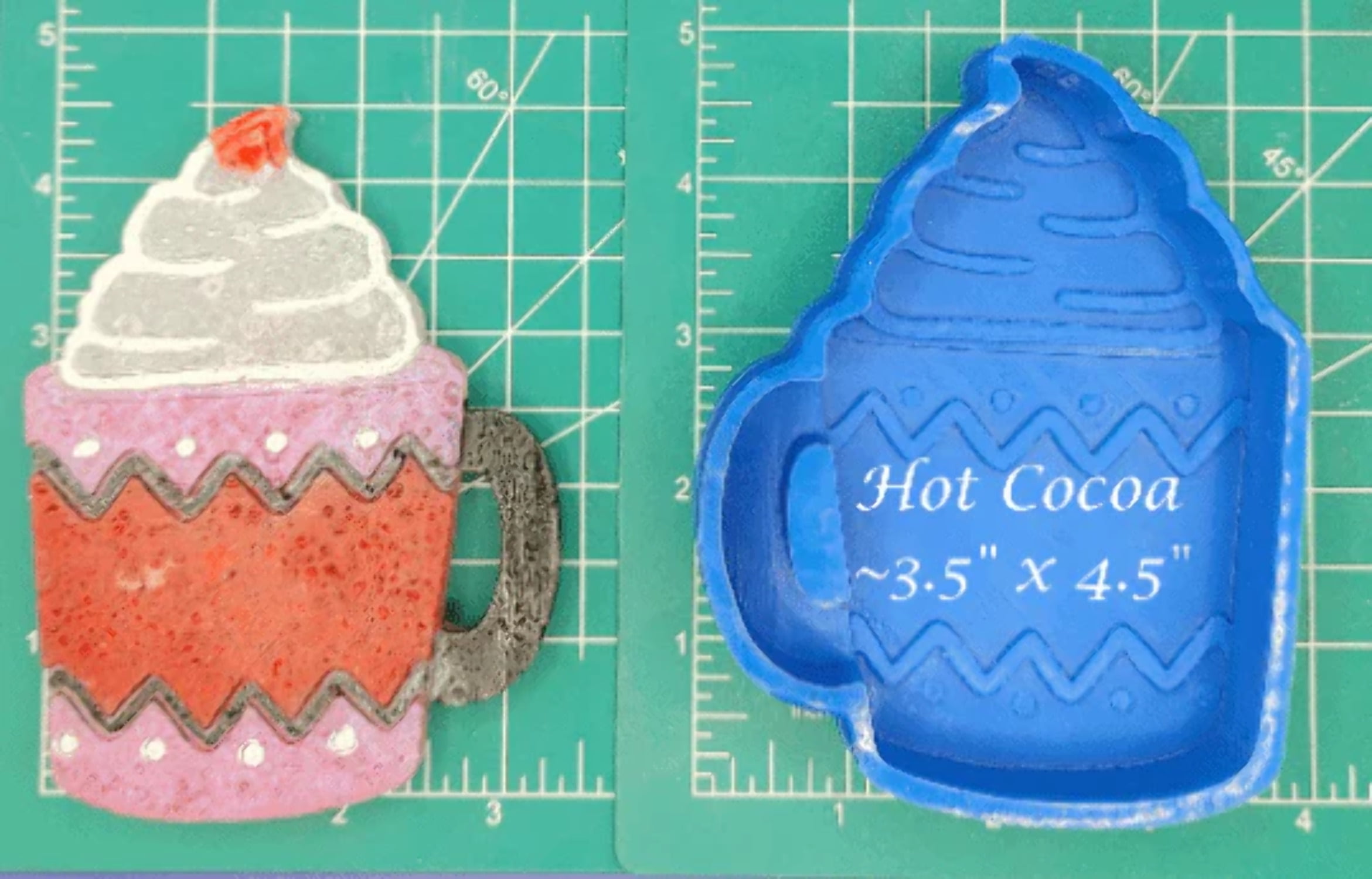 Hot Cocoa Silicone Freshie Mold