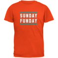 thumbnail image 1 of Sunday Funday Miami Orange Adult T-Shirt, 1 of 1