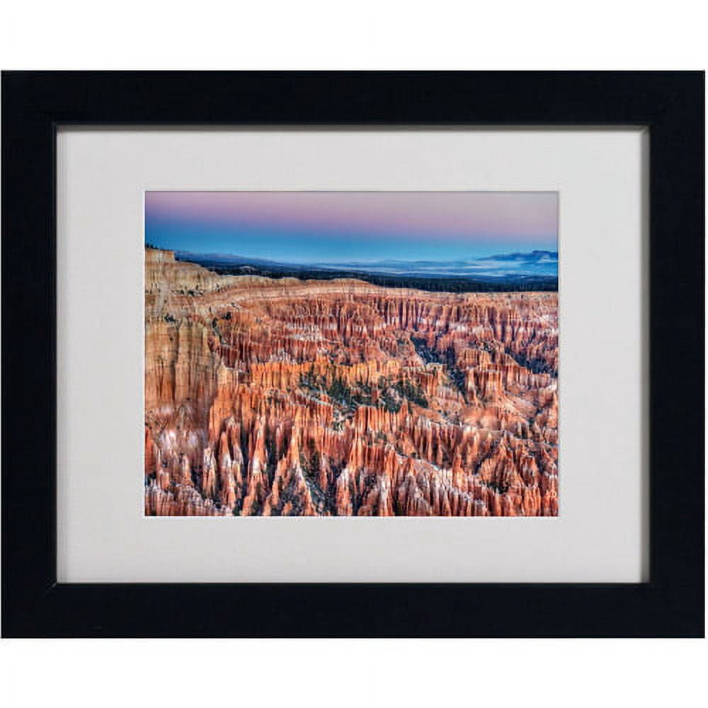 Trademark Fine Art "Bryce Dawn" Matted Framed Art by Pierre Leclerc