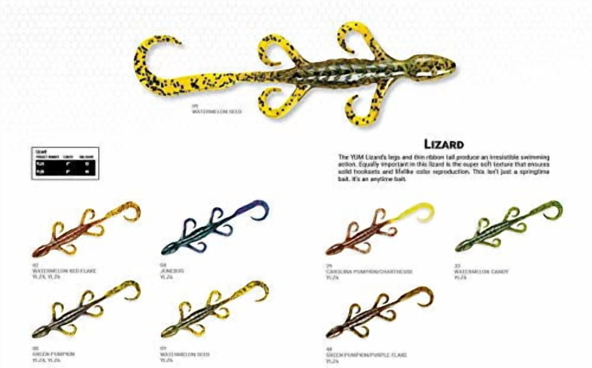 Yum Lizard6'' Watermelon Candy 10pk