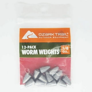  Lazer Sharp Tungsten Worm Weight 1-8Oz, Black, One Size :  Fishing Weights : Sports & Outdoors