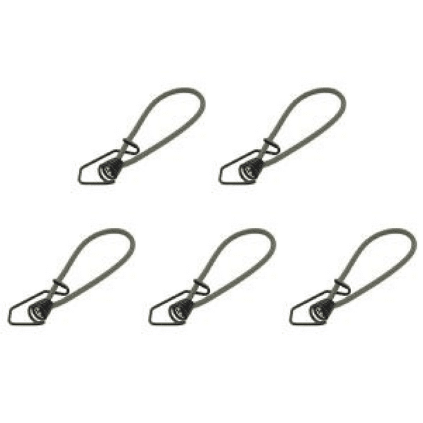Gancho de cordón para toldo, ligero, multifunción, para actividades al aire libre, verde militar, verde