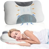 Luxury Pillows Gel Memory Foam Pillow Side Sleeper Pillow Cooling Washable USA