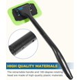 thumbnail image 4 of Car Windshield Cleaner Tool,Microfiber Car Window Cleaning Tool with 4 Pcs Reusable Cloth Pads and Spray Bottle,Windshield Cleaning Brush with Long Handle,Suitable for Most Cars,SUVs,RVs, 4 of 6
