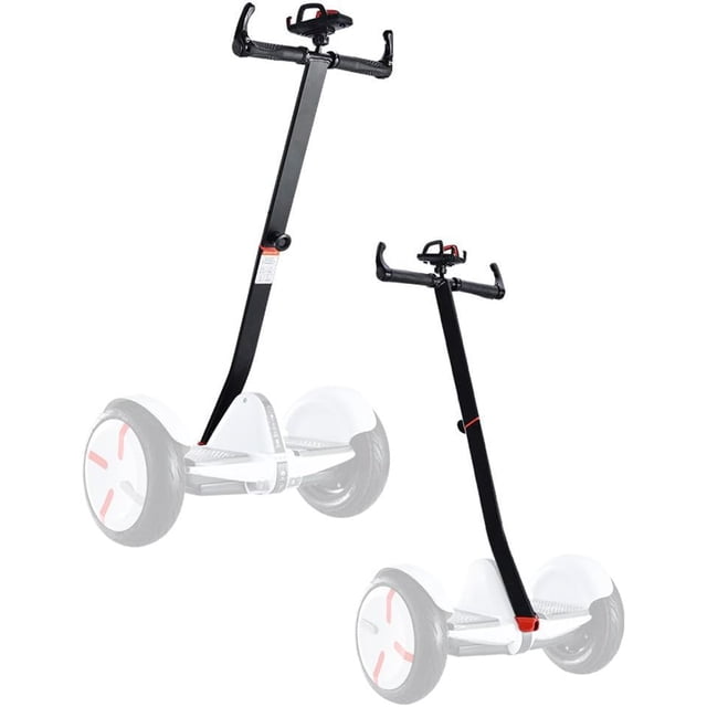 ToLanbbt Scooter Handle Adjustable Handlebar for Segway Ninebot Mini PRO with Phone Mount, Release Knee Pressure Hand Lever Control (Black)