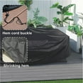thumbnail image 4 of Abrihome Patio Furniture Set Covers Waterproof Cover (Black) - 106"x106"x28", 4 of 9