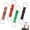 Colorful, variant on Multi Use Strong Adjustable Luggage Connector Straps for Suitcases,2 Pack Flexible Luggage Accessories Elastic Fastening Bag Strap (Rainbow)