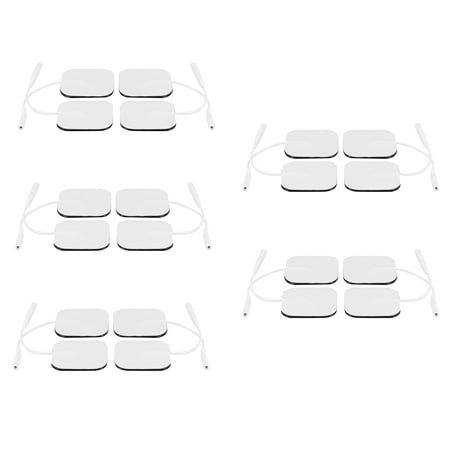 TENS Unit Replacement Pads 4x4 20Pcs Premium Reusable Electrode auvon tens pads Pads，Self Adhesive Electro Therapy Patches for Electrical Stimulation