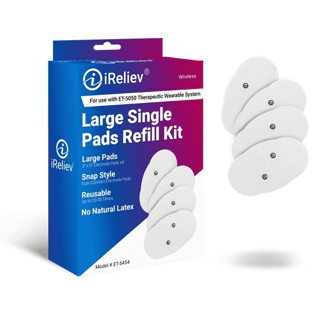 Electrode Pads for Wireless TENS Unit + EMS Wearable System Walmart