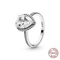 thumbnail image 1 of 925 Silver Stackable Vintage Leaf Ring For Women Crystal S925 Bowknot Rings Original Finger Rings Anniversary Retro Jewelry YFPTR040 8, 1 of 6
