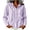 Purple, variant on Lenpel Womens Button down Shirts Striped Casual Long Sleeve Hooded Tops with Pockets Fashion Fall Outfits