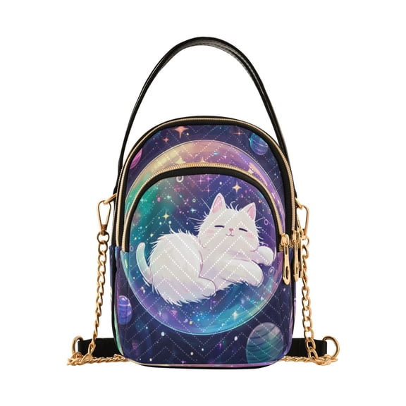 DIXRUYEE Cross Body Fashion Shoulder Waist Purse Bags Starlit Dreams Pocket Handbags