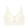 thumbnail image 2 of Bixock Plus Size Bra for Women No Underwire Wireless Seamless Bra Wide Straps Round Neck Thin Abjustable Everyday Casual Women Under Wear, 2 of 7