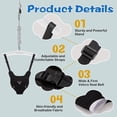 thumbnail image 5 of G TALECO GEAR Baby Jumper Doorway with Hook for Infant & Toddlers, Adjustable Strap for Baby Bouncers Indoor/Outdoor with Soft Rug, 6+ Months, Black, 5 of 7