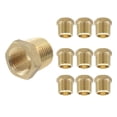 thumbnail image 1 of 10 Pzs Reduccion Bushing De Laton 3/4" NPT X 1/2" NPT dorado 3/4 pulgadas, 1 of 6