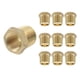 thumbnail image 1 of 10 Pzs Reduccion Bushing De Laton 3/4" NPT X 1/2" NPT dorado 3/4 pulgadas, 1 of 6