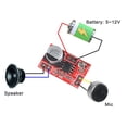 thumbnail image 4 of Alinan 4 unidades DC 5V-12V Micro Electret Micrófono Amplificador Mini MIC Condensador Micrófono Amp, 4 of 7