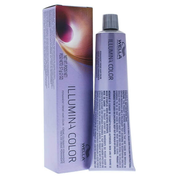 Illumina Color Permanent Creme Hair Color - 10 69 Lightest Blonde-Violet Cendre by Wella for Unisex - 2 oz Hair Color