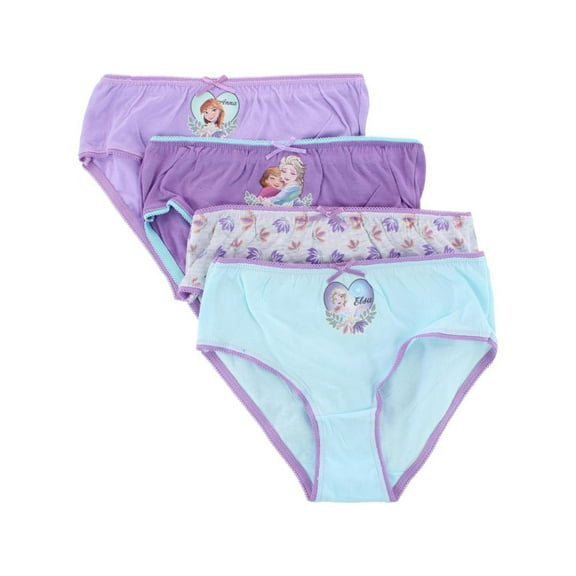 Textiel Trade Girl's Frozen Assorted Briefs (4-Pack)