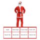 thumbnail image 5 of Billuyoard Traje de disfraz de Papá Noel para adultos, ropa elegante, accesorios de Cosplay de Navidad, abrigo para hombres, pantalones, cinturón para Kits de decoración para fiestas Billuyoard JR1030-00, 5 of 6