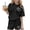 Black, variant on BXSRUTA Girls Kids Summer Outfit Round Neck Short Sleeve T-Shirt and Shorts 2 Piece Set Casual Soft Breathable Athletic Wear for Children