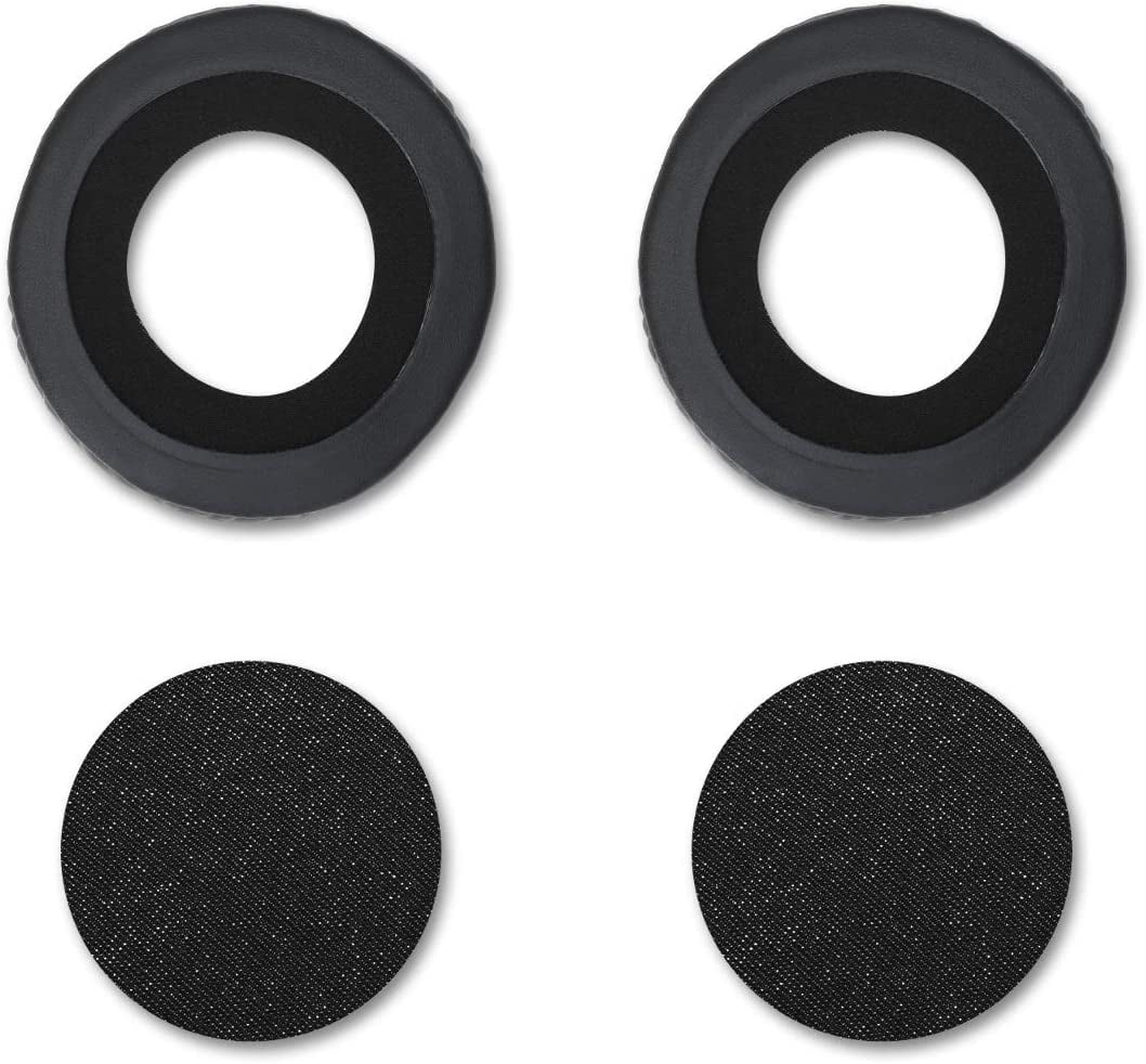 Black Earpads Set for Headphones kwmobile Replacement Ear Pads Compatible with Pioneer HDJ 2000/1000/1500 