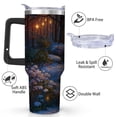 thumbnail image 2 of Enchanted Winter Forest Stainless Steel Tumbler, 40oz, 2 of 4