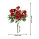 thumbnail image 2 of 2pcs Bouquet Of Roses Artificial For Decoration Of Wedding Table Centres Wedding Bouquet Floral Arrangement Diy Events Party Decoration, 2 of 5