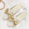 thumbnail image 4 of Tweed Mules for Women Flats Square Toe Slip on Flat Slides Comfortable Women Slippers Backless Loafer Shoes, 4 of 4