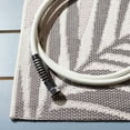 thumbnail image 4 of SAFAVIEH Courtyard Jenae Botanical Indoor/Outdoor Area Rug, Ivory/Pink, 5'5" x 7'7", 4 of 8