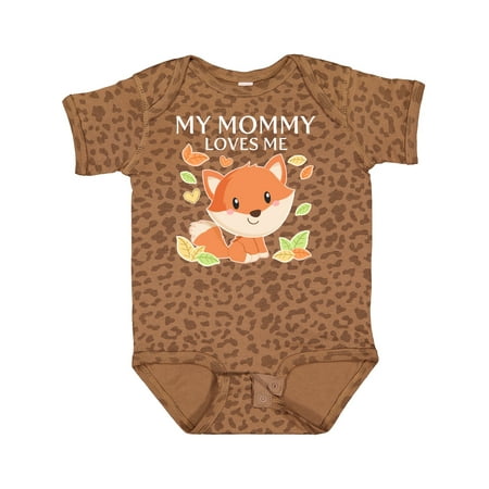 

Inktastic My Mommy Loves Me- Little Fox Gift Baby Boy or Baby Girl Bodysuit
