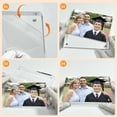 thumbnail image 4 of 6x4 Inch Crystal Clear Acrylic Magnetic Photo Frame with Stand - Frameless Double-Sided Display for Home/Office Decor, Floating Lucite Cube Design, Waterproof & Shatter-Resistant (2), 4 of 6